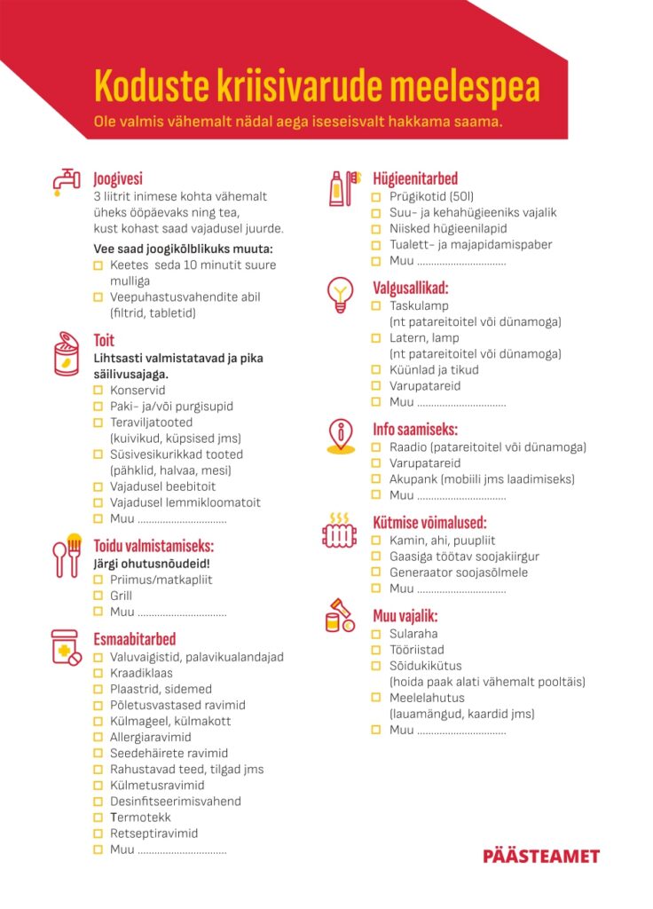 A5 koduste kriisivarude meelespea bleed trykk 2024 page 0001