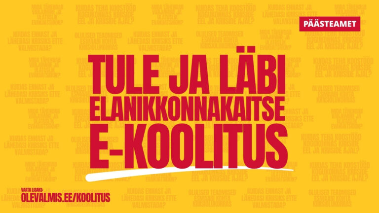 Elanikkonnakaitse ekoolitus