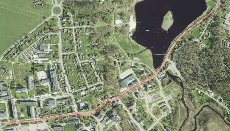 Kesk tänava pindamine