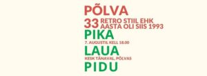 RETRO STIIL EHK AASTA OLI SIIS