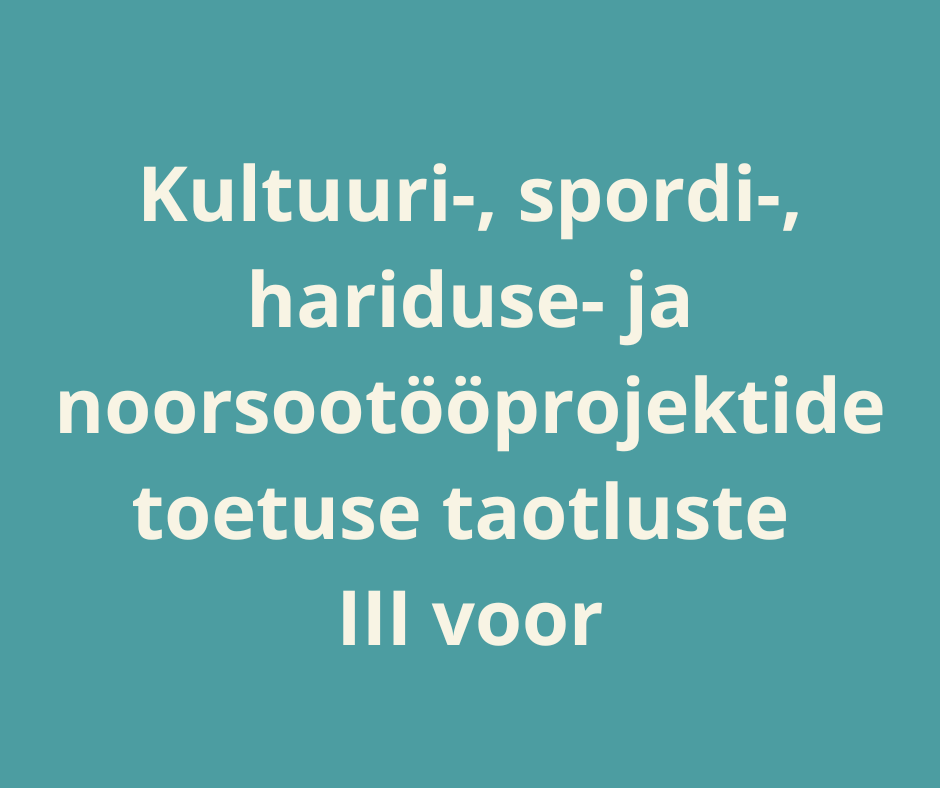 AVATUD TOETUSVOOR