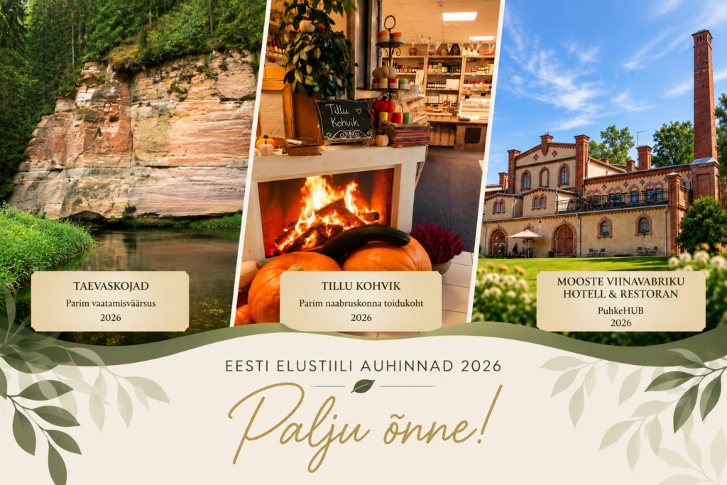 Eesti Elustiili Auhinnad 2026 Palju õnne!